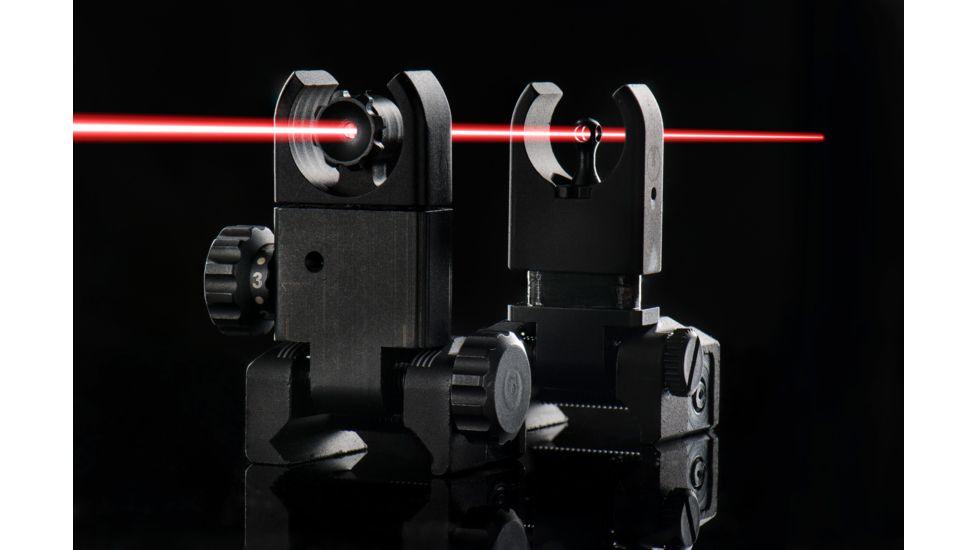 Ultradyne C4 Flip-Up Front/Rear Sight Set, Black, UD10480