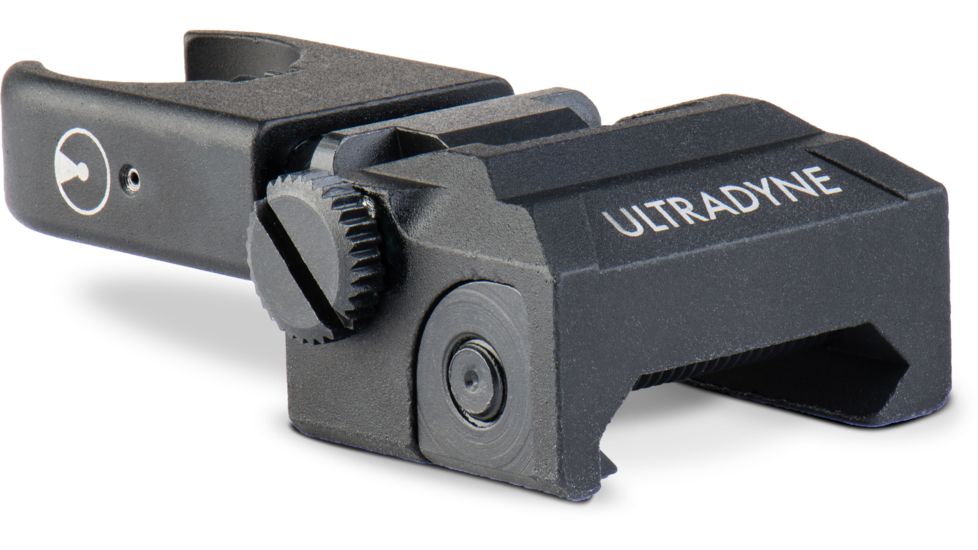 USED Ultradyne C4 Flip-Up Front Sight, Picatinny Mount, Black, UD10440, EDEMO1, Used, Condition Like New, Inspect and Rebox