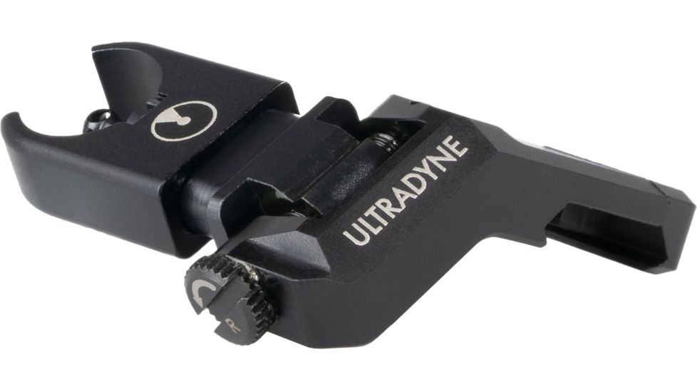 Ultradyne C4 Offset Flip-Up Front Sight, Picatinny Mount, Black, UD10860