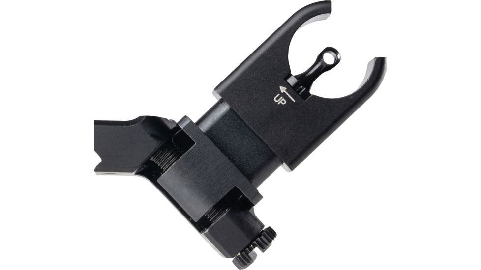 Ultradyne C4 Offset Flip-Up Front Sight, Picatinny Mount, Black, UD10860