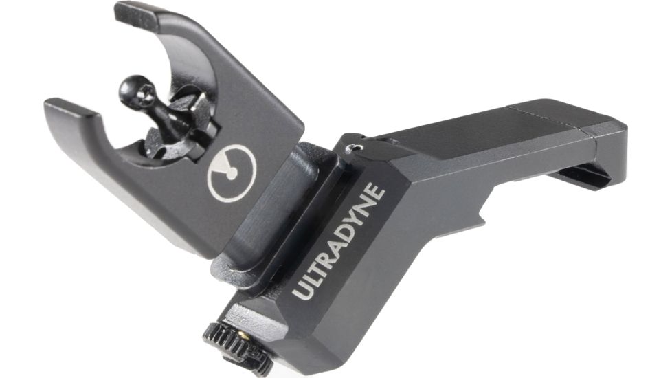 Ultradyne C4 Offset Flip-Up Front Sight, Picatinny Mount, Black, UD10860