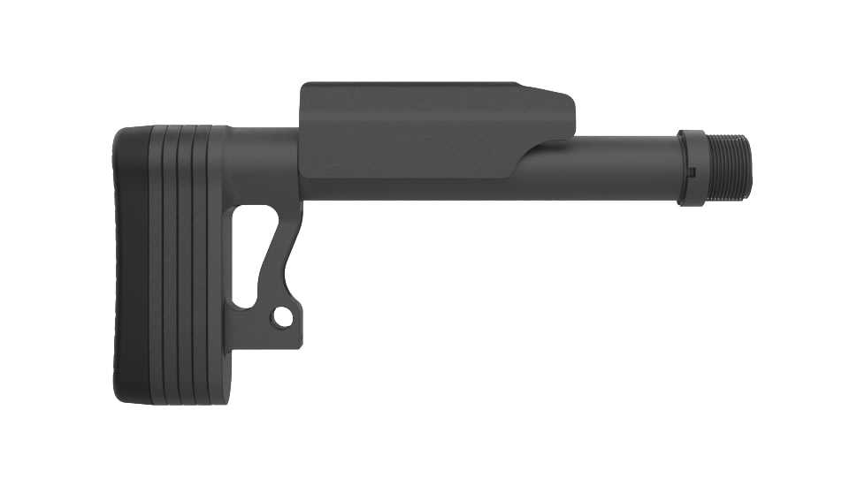 Ultradyne UD Lightweight Butt Stock, High, Armor Black, UD20102-AB