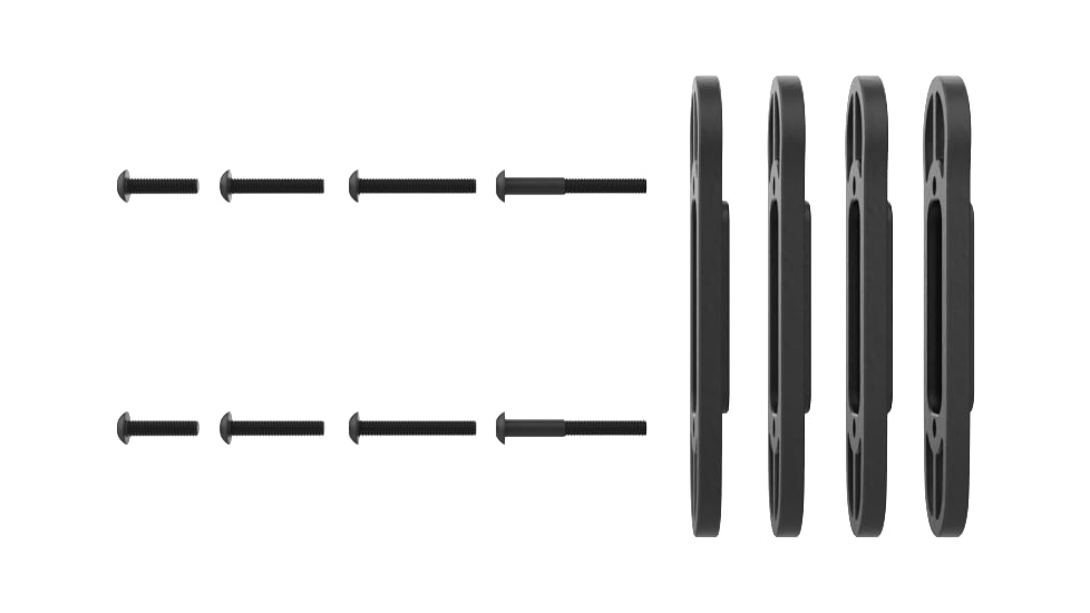 Ultradyne UD Butt Stock Spacer Kit, Black, UD20182