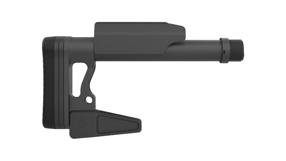 Ultradyne UD Lightweight Butt Stock, High, Armor Black, UD20102-AB