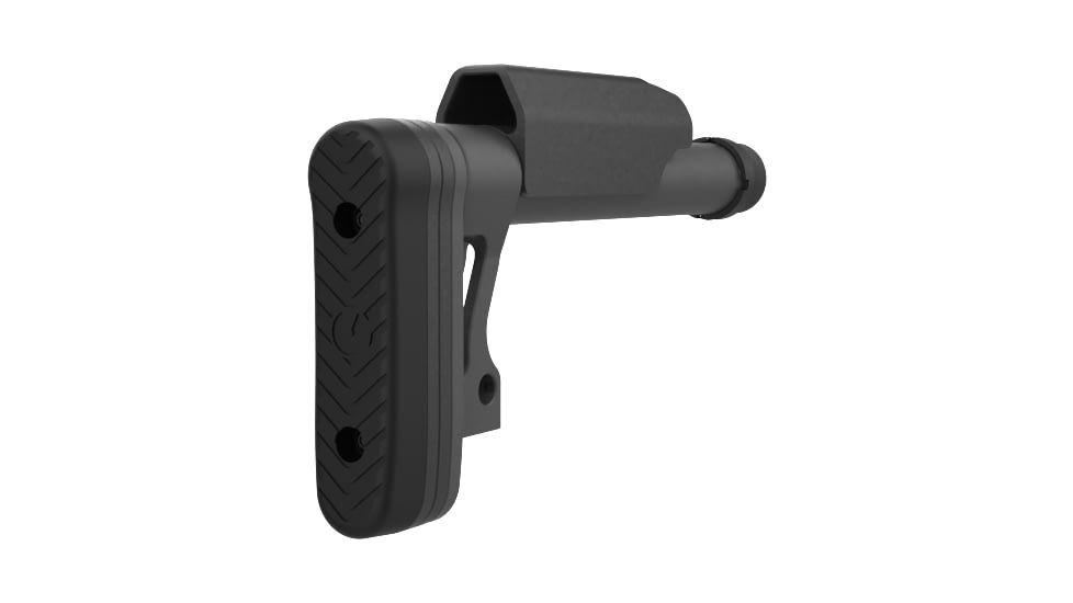 Ultradyne UD Lightweight Butt Stock, High, Armor Black, UD20102-AB