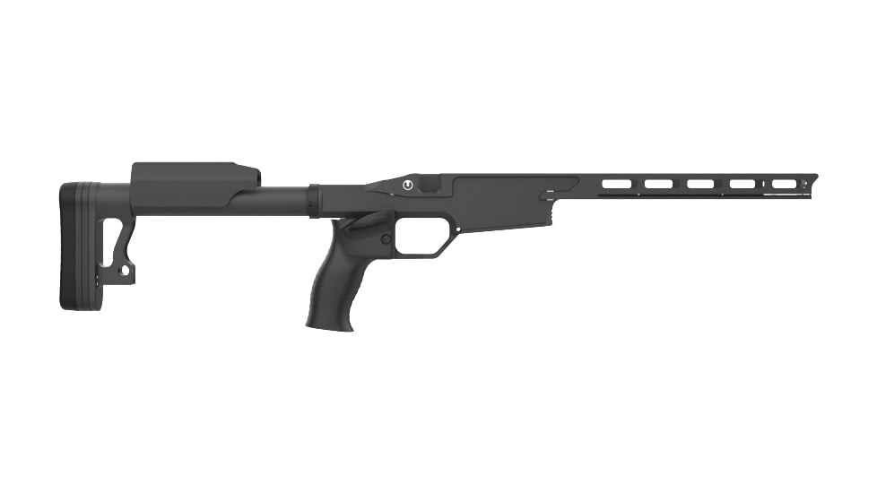 Ultradyne UD Lightweight Buttstock, High, Armor Black, UD20102-AB