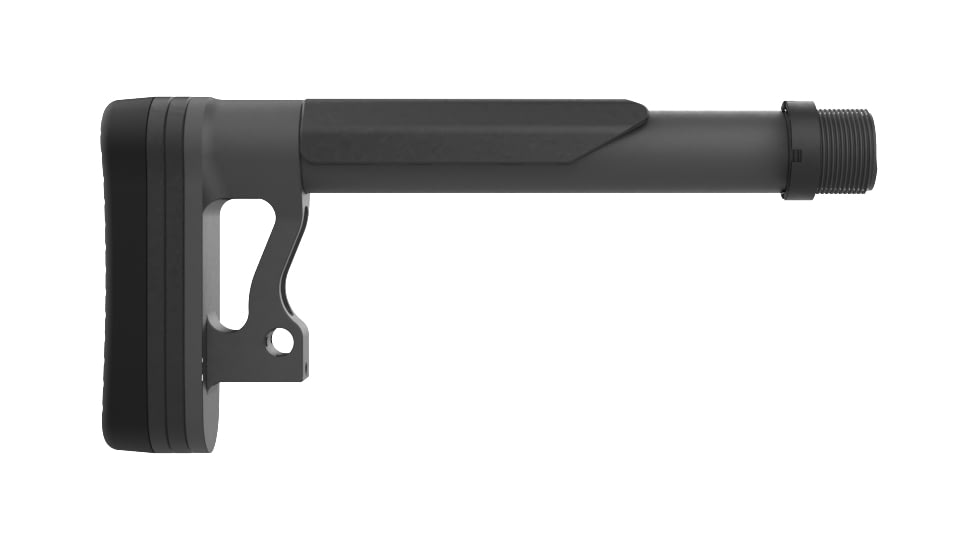 Ultradyne UD Lightweight Butt Stock, AR, Armor Black, UD20128-AB