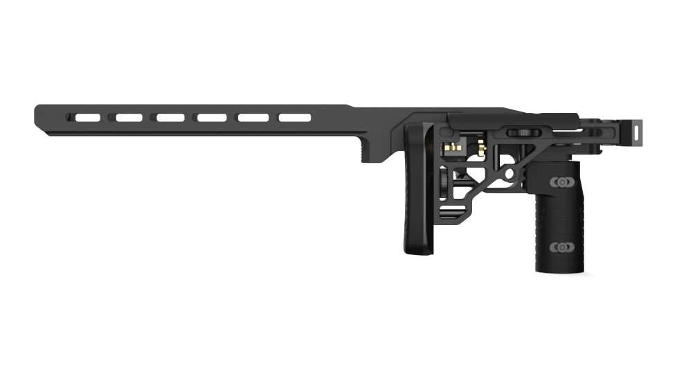 Ultradyne UD6 Picatinny Savage Chassis Folding Combo, Short Action, Right Hand, Armor Black, UD20173-AB