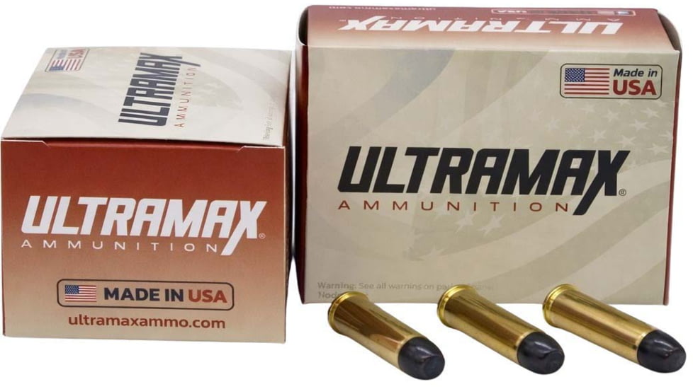 Ultramax .357 Magnum 158 grain Lead Round Nose Pistol Ammo, 20 Rounds, ULT-357-1-N