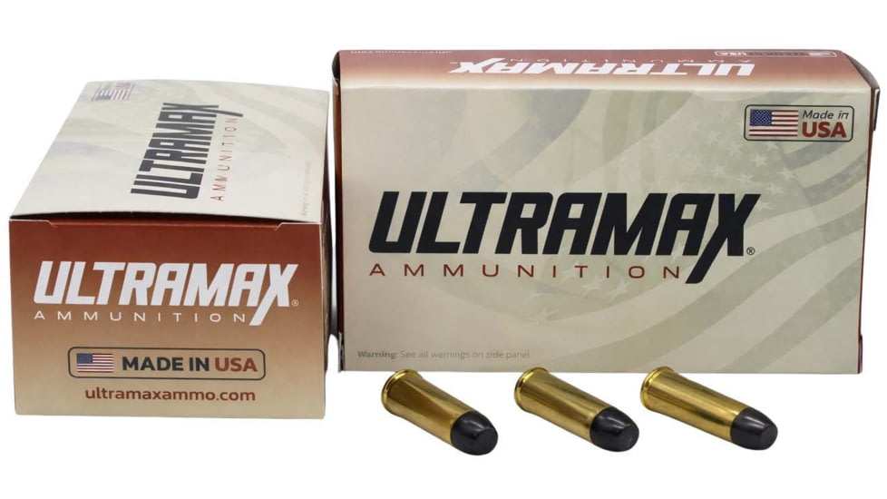 Ultramax .45 Colt 250 grain Lead Round Nose Pistol Ammo, 50 Rounds, ULT-45C-2-N