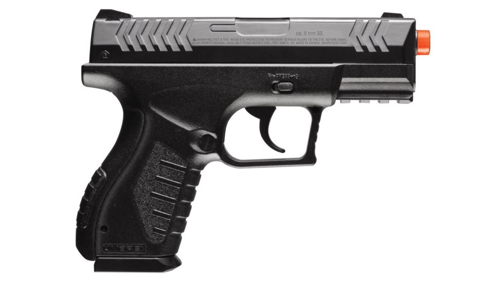 Umarex Combat Zone Enforcer CO2 Airsoft Pistol w/15-Round 6mm Airsoft Magazine, Black 2276008