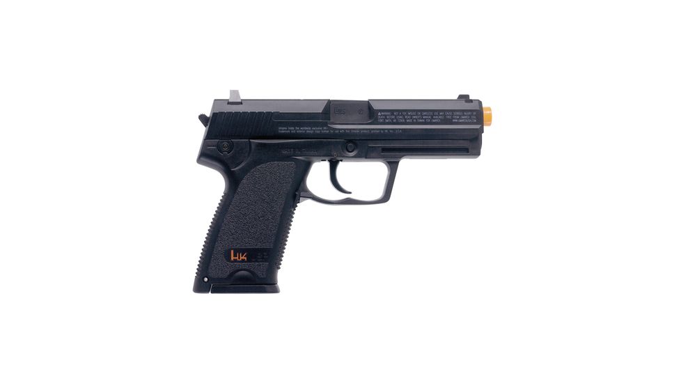 Umarex H&amp;K USP CO2 Airsoft Pistol, 6mm Cal, 16 Rounds, Black, 2262030