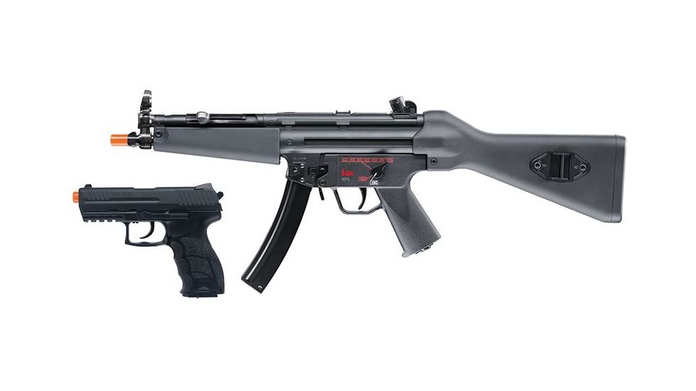 Umarex HK Holiday Airsoft Action Kit w/Spring MP5 Rifle,P30 Pistol,Black 62698