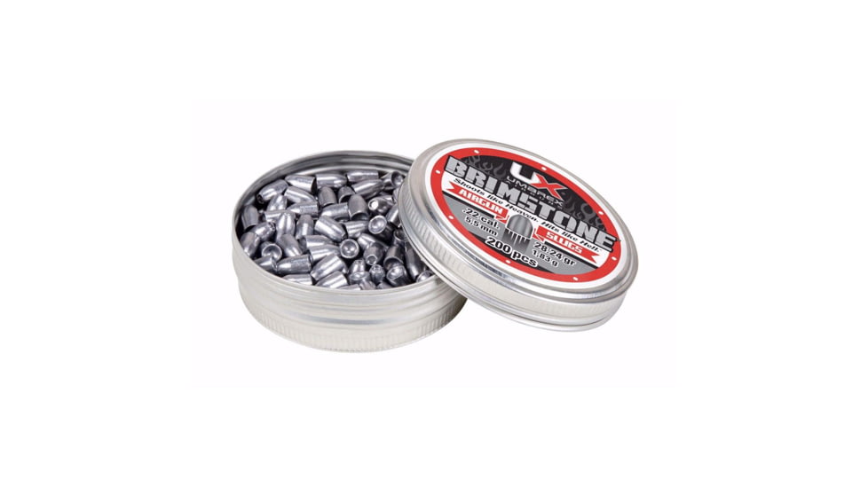 Umarex UX Brimstone slug .22 Caliber 28.24 Grains Hollow Point Slug Air Rifle Pellets, 100 Pack, 2211350