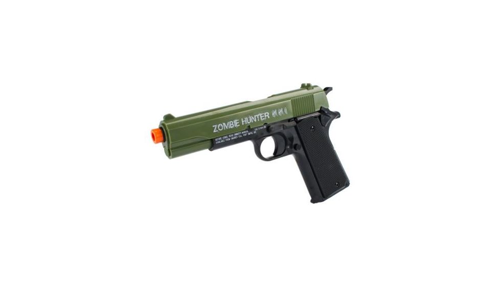 Umarex Zombie Hunter Destroyer Kit,1911 Airsoft Spring Pistol and Targets 107943