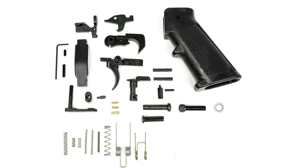 UnbrandedAR Lower Parts Kit, Complete, Phosphate Coated, Black, 7035-0012-1520
