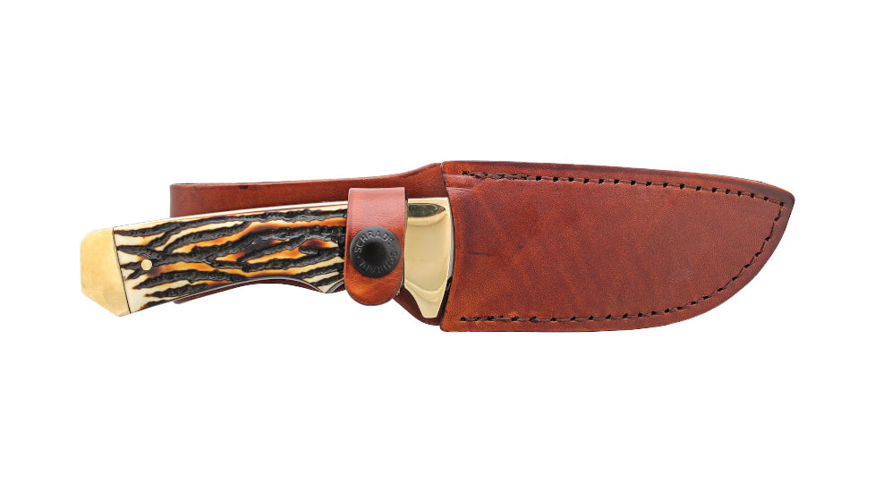 Uncle Henry 1116405 182UH Stagalon Fixed Blade Knife - Clam, 1116405