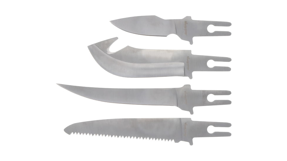 Uncle Henry Knife W/4 Blade Intchngle Set Staglon Promo Q3