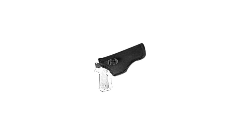Uncle Mike's 5-6 inch Barrel Dbl/Single Action Revolver Black Hip Holster, Right Hand, 81081
