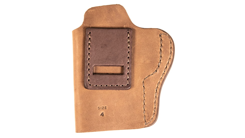 Uncle Mike's IWB Leather Belt Size 04 Holster, Glock 17/19, Right Hand, Brown, UMIWB4BRWR