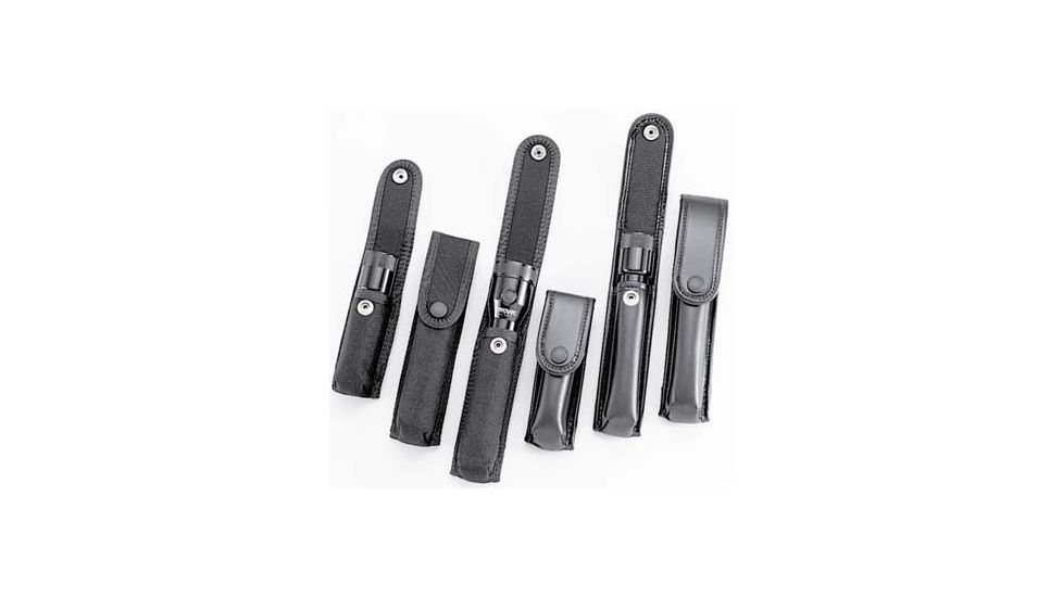 Uncle Mike's LE Light Case, Cordura Black - Streamlight Stinger/Pelican M7