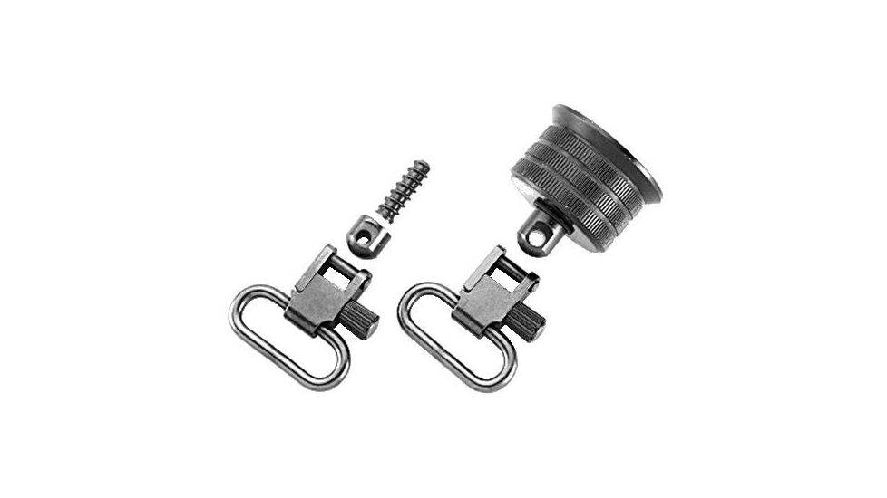 Uncle Mike's Sling Swivels - QD REM 870 - External Ratchet - Cap Set-20 Ga., 1in