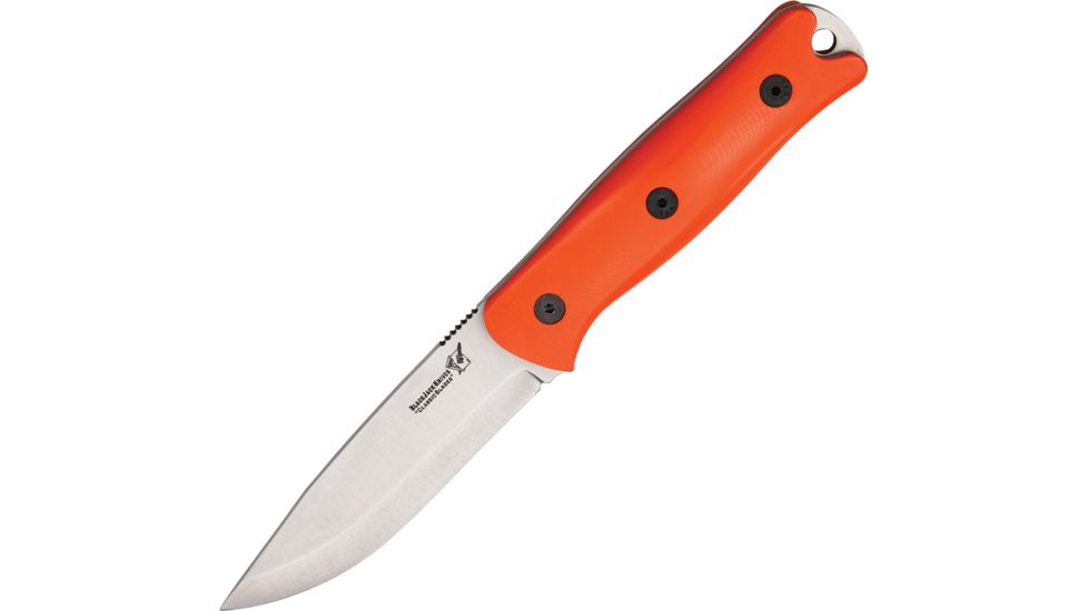 Uncle Mikes Bushcraft Companion, Carbon Steel, Blaze Orange G10 Handle BCB35BO