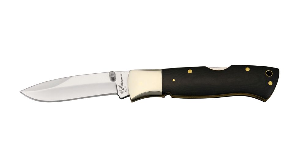 Uncle Mikes Intl Folding Mamba Folding Knife, 3in, Stainless Blade, Black Micarta Handle BJ040