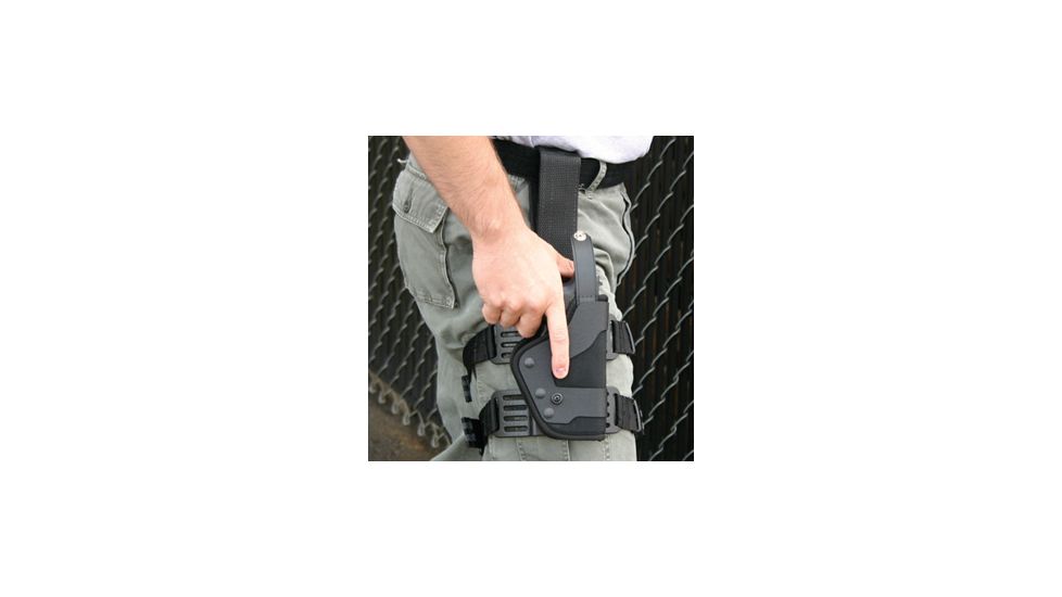 Uncle Mike's Law Enforcement Black Kydex Tactical Holster Platform