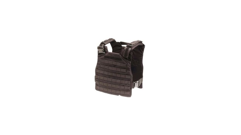 Uncle Mikes Law Enforcement Tactical Plate Carrier Vest - Black