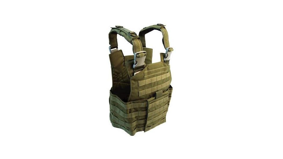 Uncle Mikes Law Enforcement Tactical Plate Carrier Vest - OD Green