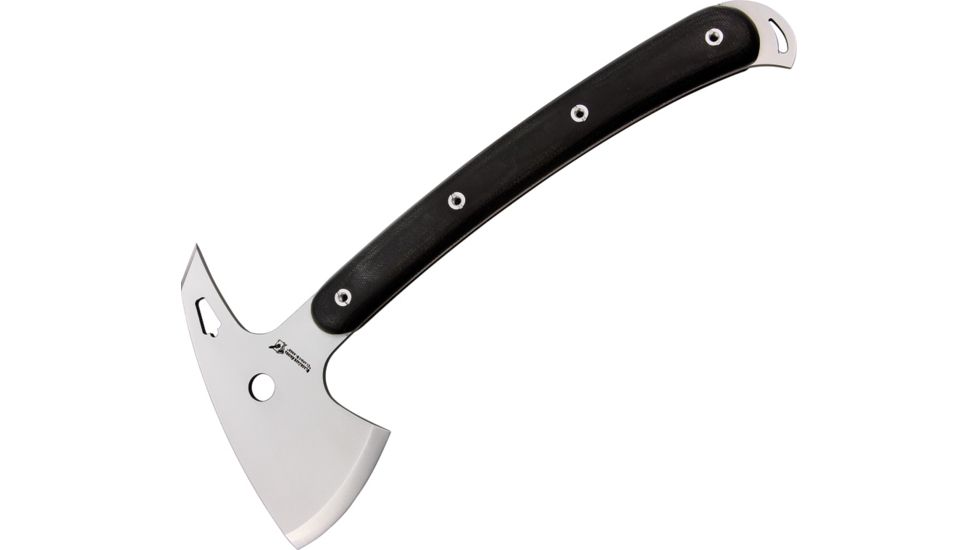 Uncle Mikes Lite Hawk Black, Black Canvas Micarta Handle BCB34BM