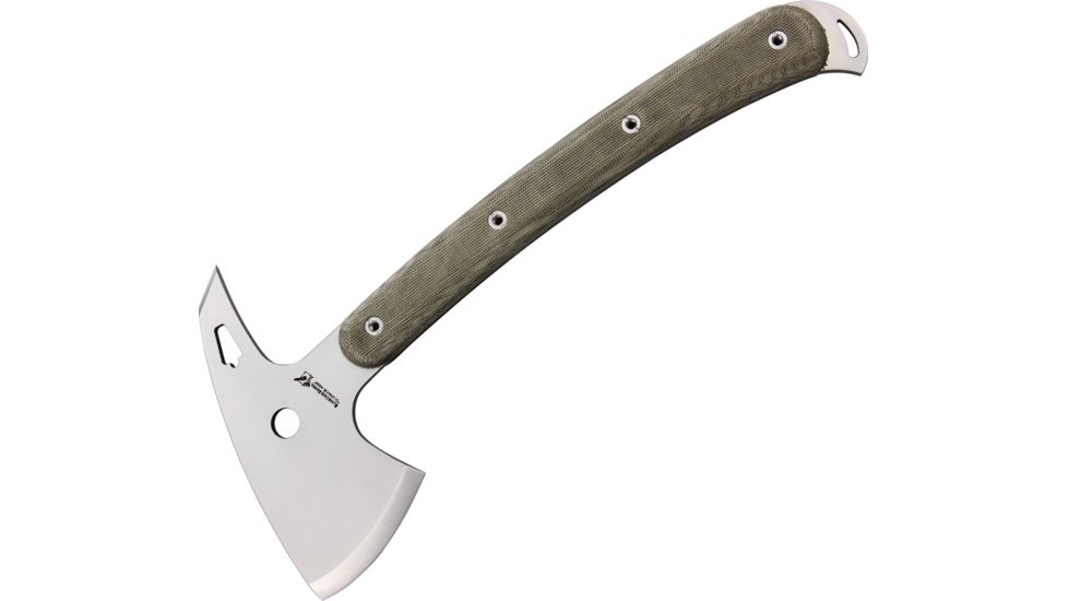 Uncle Mikes Lite Hawk Green, Green Canvas Micarta Handle BCB34GM