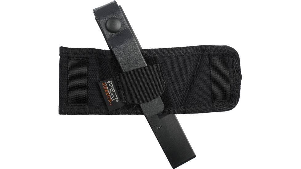 Uncle Mikes Side Bet Concealed Belt Slide Holster, Ambidextrous, Black 86900