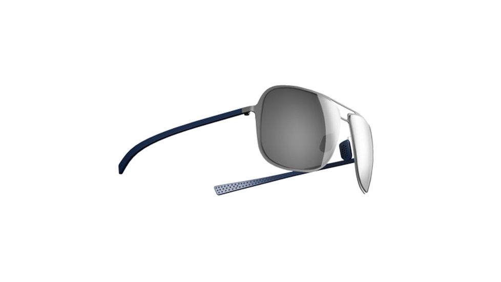 Under Armour Alloy Bifocal Prescription Sunglasses, Satin Silver w/Navy Rubber Frame-U8600056-934001BI