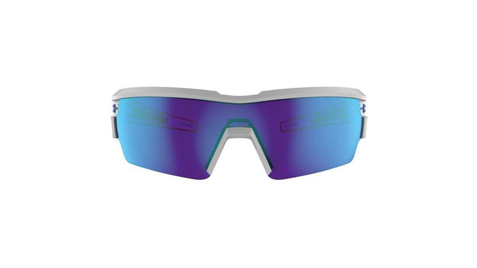 Under Armour Phenom, Satin White Frame w/Red Rubber, Gray w/Blue ML, U8600054-116161