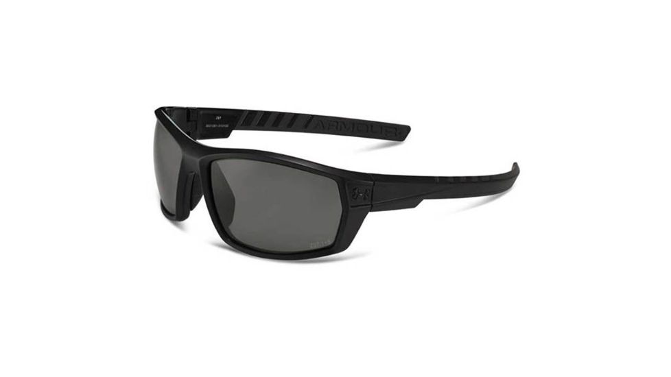 Under Armour Ranger Bifocal Prescription Sunglasses, Satin Black w/Black Rubber Frame-U8631061-010100BI