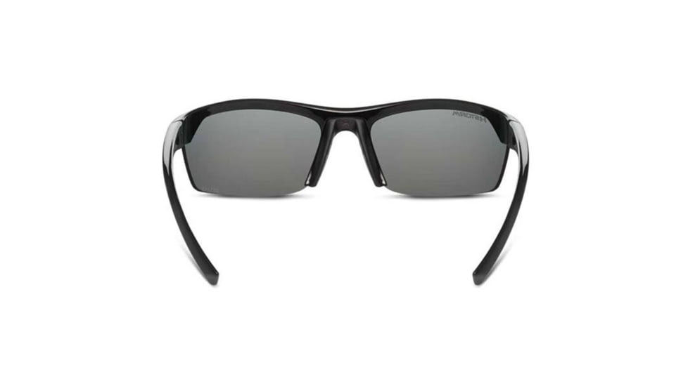 Under Armour Zone 2.0, Shiny Black Frame w/Black Rubber,Gray w/Blue ML, U8600050-000161