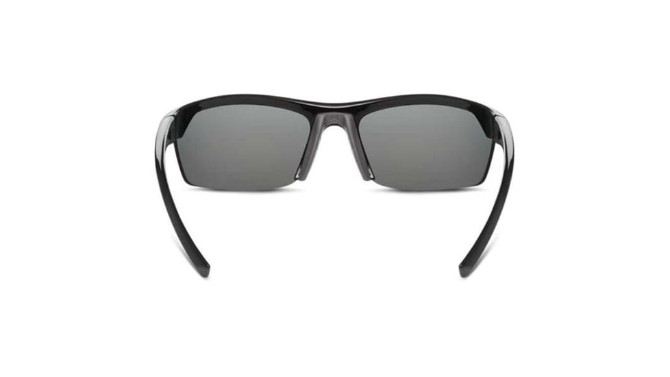 Under Armour Zone 2.0,Shiny Black Frame w/Charcoal Gray Rubber,Gray ML, U8600050-000908