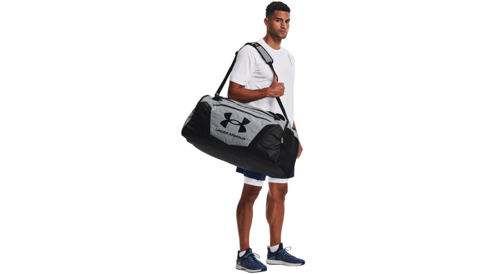 Under Armour 5.0 Undeniable Large Duffle Bag, Pitch Gray Medium Heather, OSFM, 1369224012OSFM