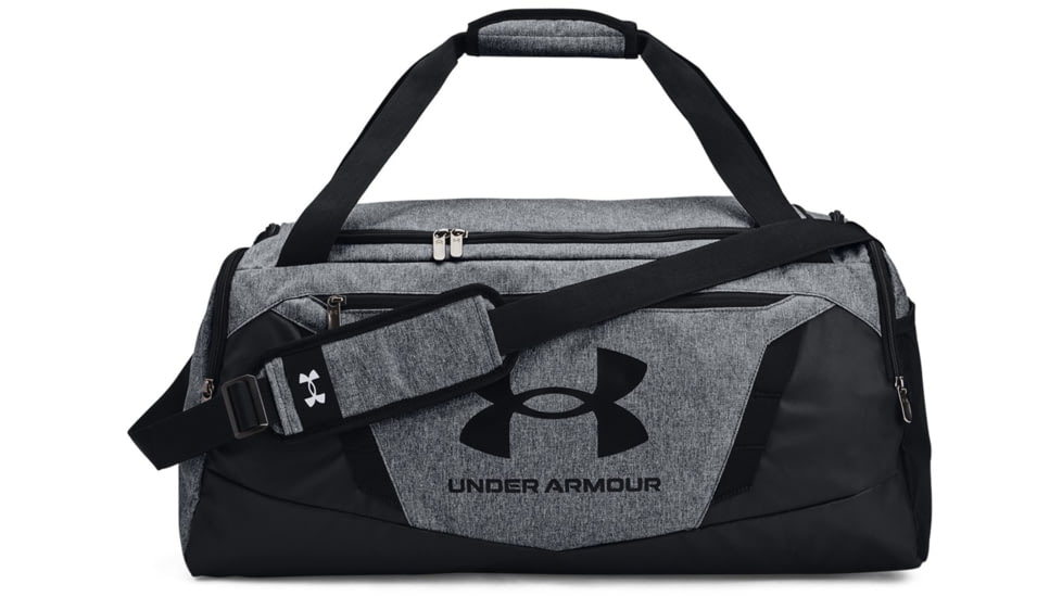 Under Armour 5.0 Undeniable Medium Duffle Bag, Pitch Gray Medium Heather, OSFM, 1369223012OSFM