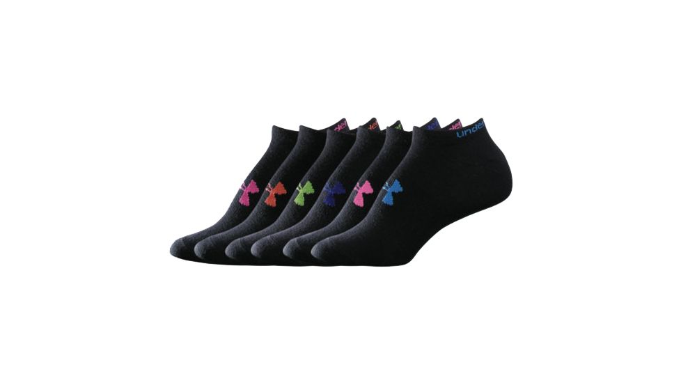 Under Armour 9-11 Ua Wmns Rush Noshow-black - UA 3635-MD-BLK