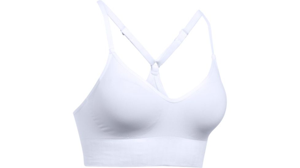 Under Armour Armour Seamless Bra, White/White/White, SM, 1275923-101-SM