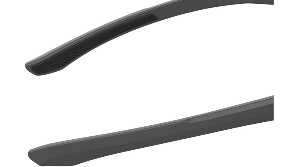 Under Armour Blitzing Sunglasses with Shiny Jet Grey Frame and Grey Lens, Medium, UA0012S R6S-IR