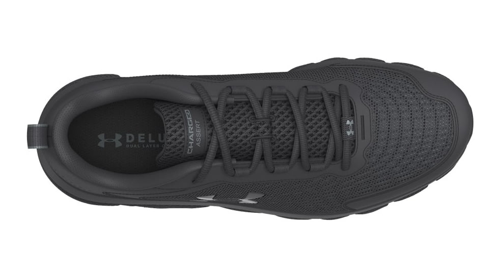 Under Armour Charged Assert 9 Running Shoes - Mens, Black / Black / Black, 10, 302459000310
