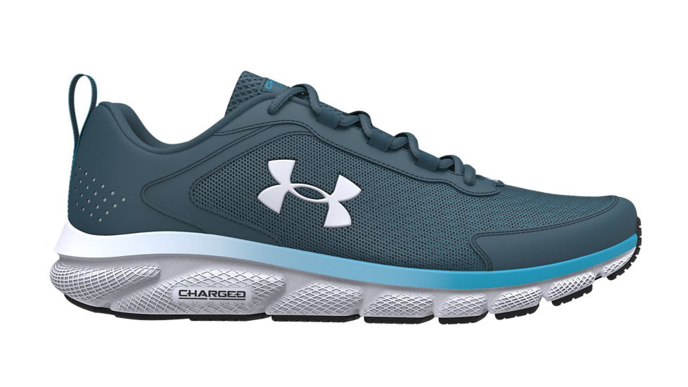 Under Armour Charged Assert 9 Running Shoes - Mens, Blue Note / White, 11.5, 302459040211.5