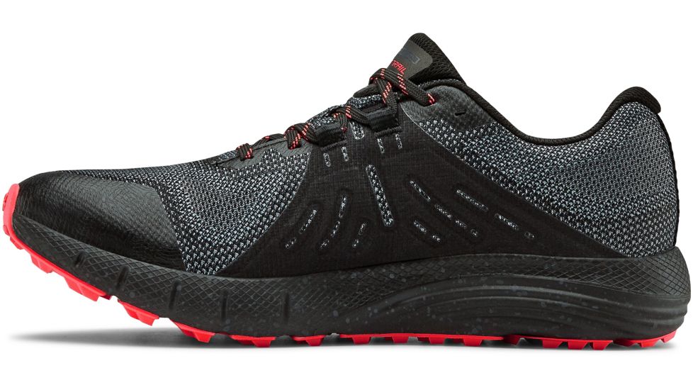 Under Armour Charged Bandit Trail GTX Trailrunning Shoe- Mens, Black / Black / Wire, Medium, 8, 3022784-001-8