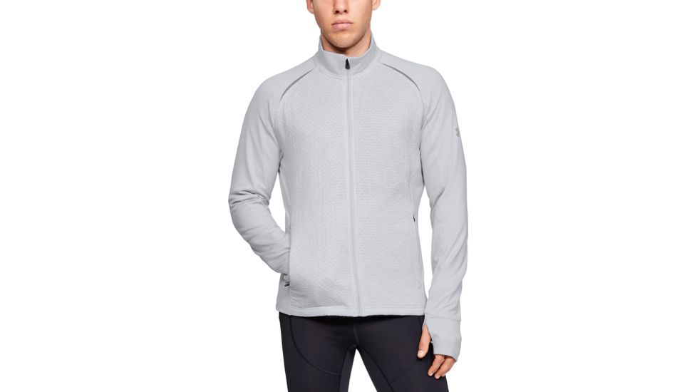 Under Armour ColdGear Reactor Run Insulated Jacket - Mens, Halo Gray/Reflective, Medium, 1342707-014-MD