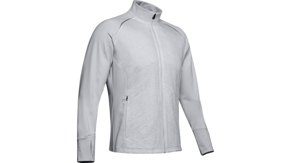 Under Armour ColdGear Reactor Run Insulated Jacket - Mens, Halo Gray/Reflective, Medium, 1342707-014-MD