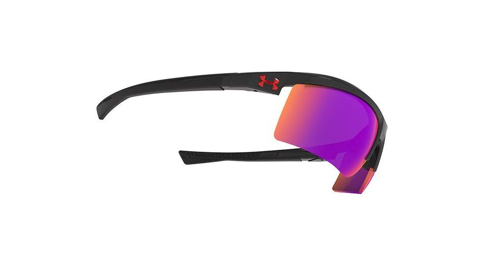 Under Armour Core 2.0 Sunglasses, Shiny Black Frame, Gray Infrared Multiflection U8600082-000151